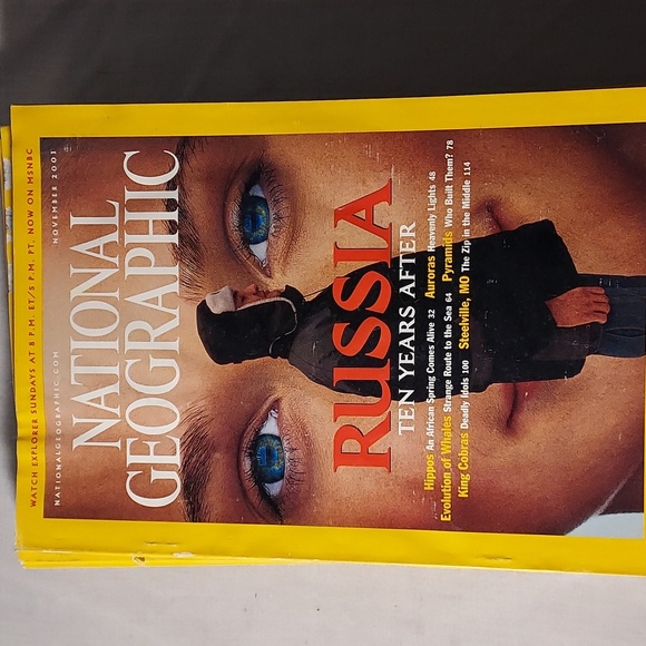 National Geographic Vintage Books Set of 6 #13 - Picture 6 of 8